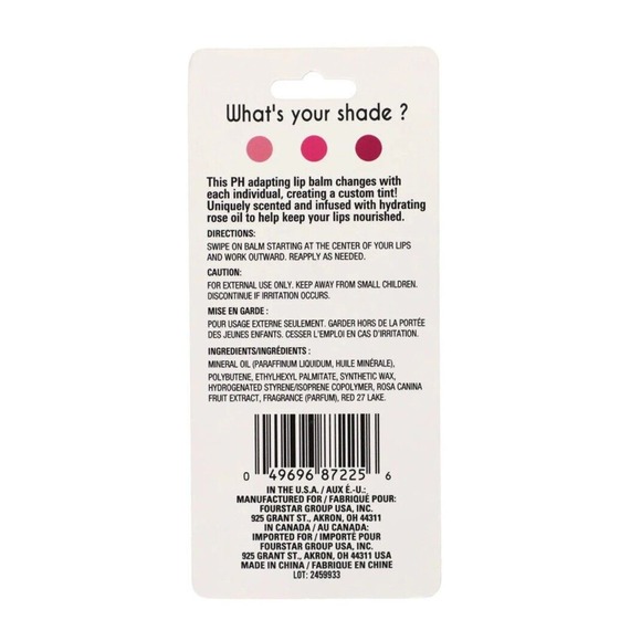 Lot of 3 B Pure Tinted Rose Oil Lip Balm Clear to Color NEW PH Adapting Color - Picture 5 of 9